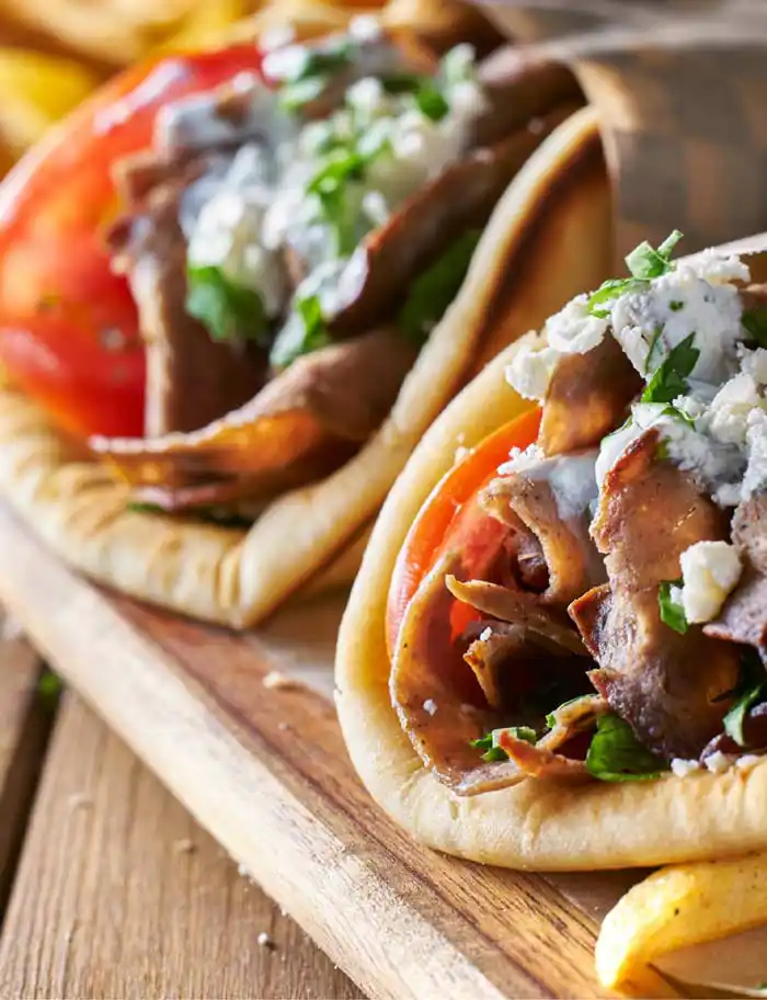 food item - gyros